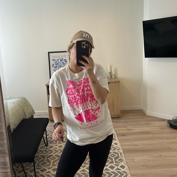 Vintage Graphic T with Neon Print - Picture 2 of 7